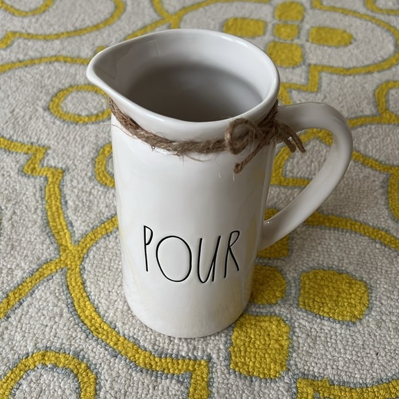NWT Rae Dunn POUR Pitcher - Picture 2 of 5